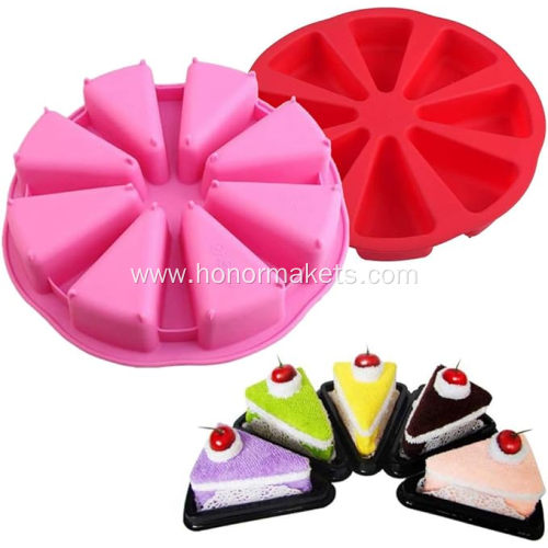 Silicone 8 Cavity Portion Cake Mold